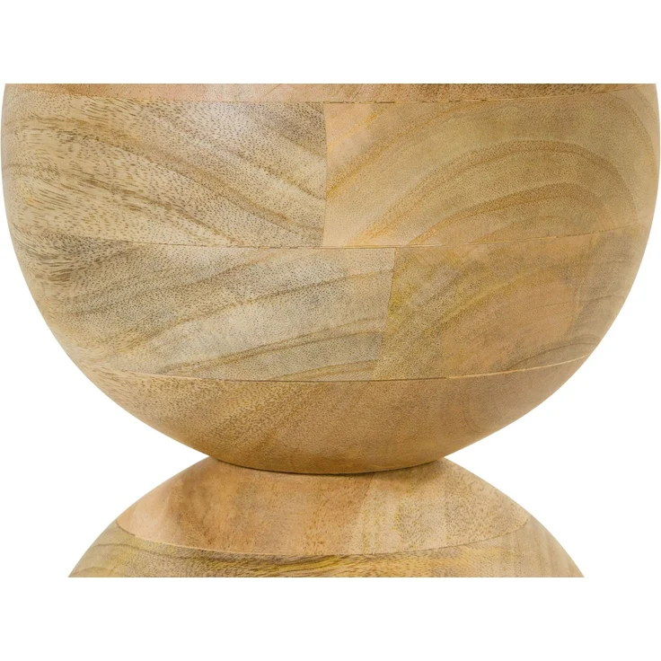 Couchtisch Mango 100x60x45 natur lackiert / Marmor weiß FLORENZ #105 – Bild 5