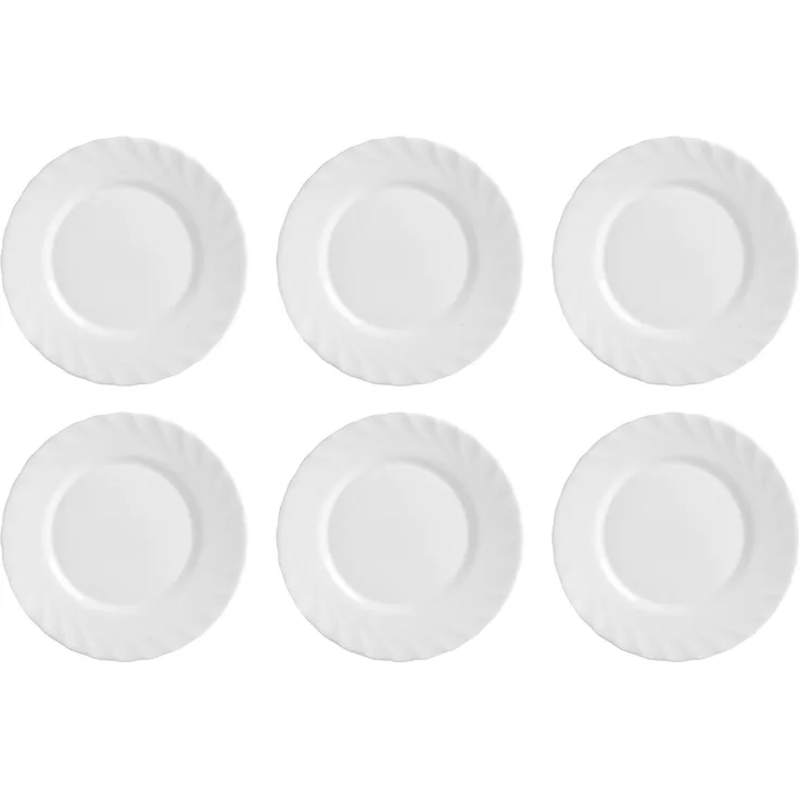 Luminarc Frühstücksteller Trianon Ø19,5cm weiß