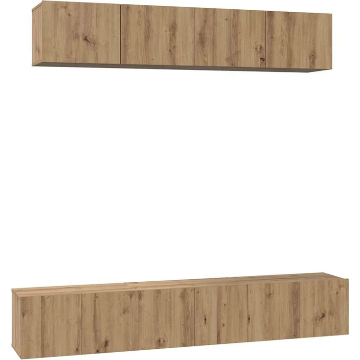 vidaXL TV-Schrankset 5 stk. 80 x 30 x 30 cm Artisan-Eiche 3393215 – Bild 2
