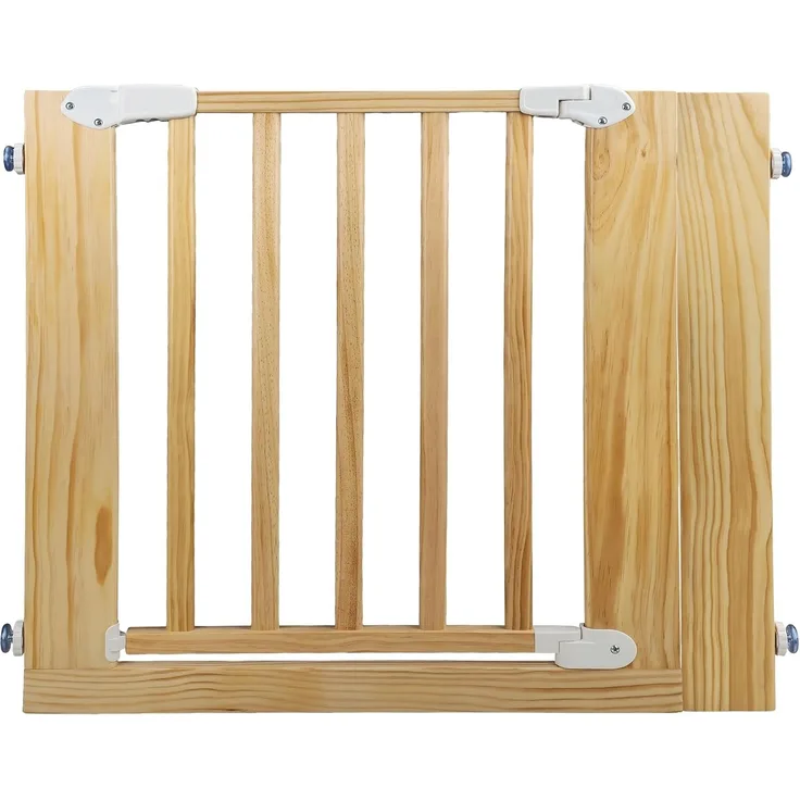 Absperrgitter Treppenschutzgitter Echtholz für 85-95cm Durchgang 77cm Hoch
