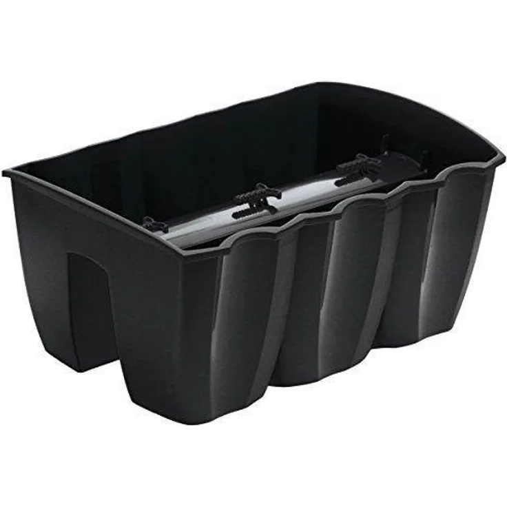 Terra Blumenkasten Crown, Grau, 39 cm