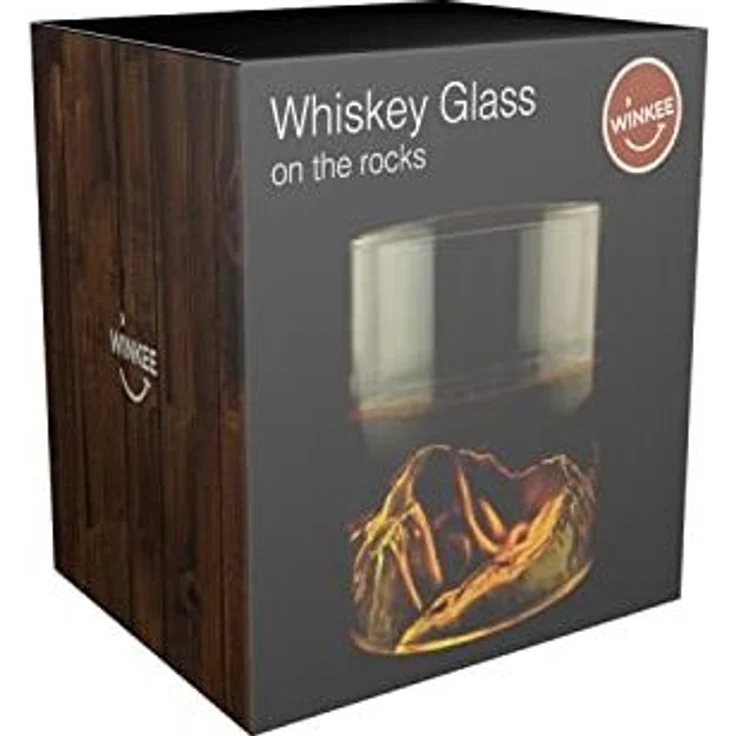 Winkee Whiskyglas Whiskey on the Rocks Whiskey Glas, whiskygläser, maenner, wiskey – Bild 3