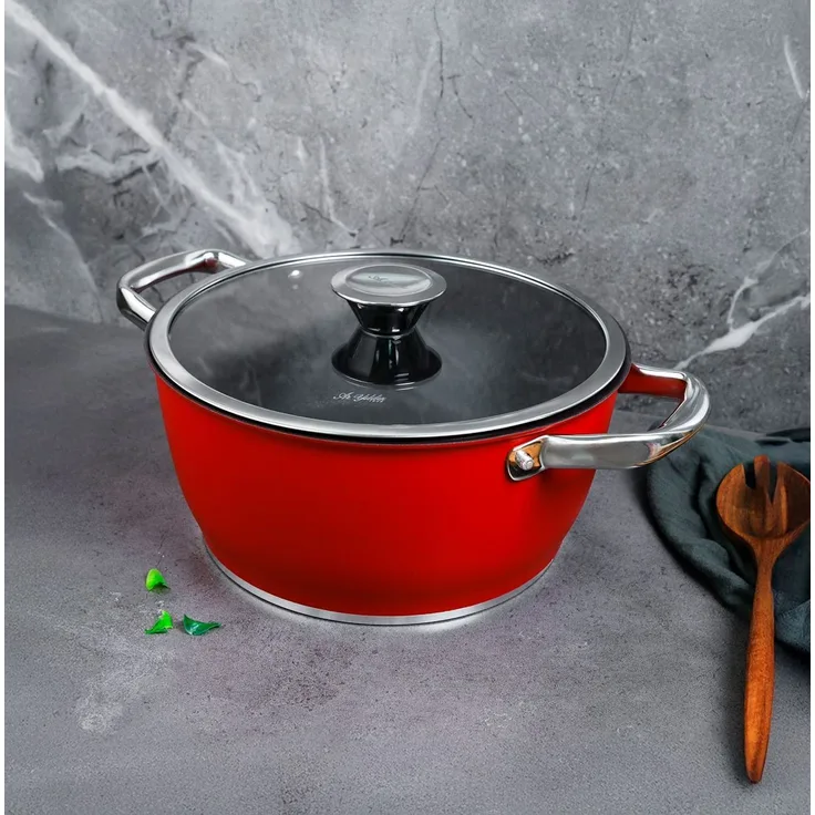 Hermia Concept '55TNC016108' Topf, Rot / Schwarz, 20 x 10 cm