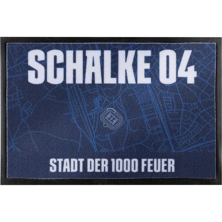 FC Schalke 04 Fußmatte Fussmatte Meine Heimat, rechteckig – Bild 3