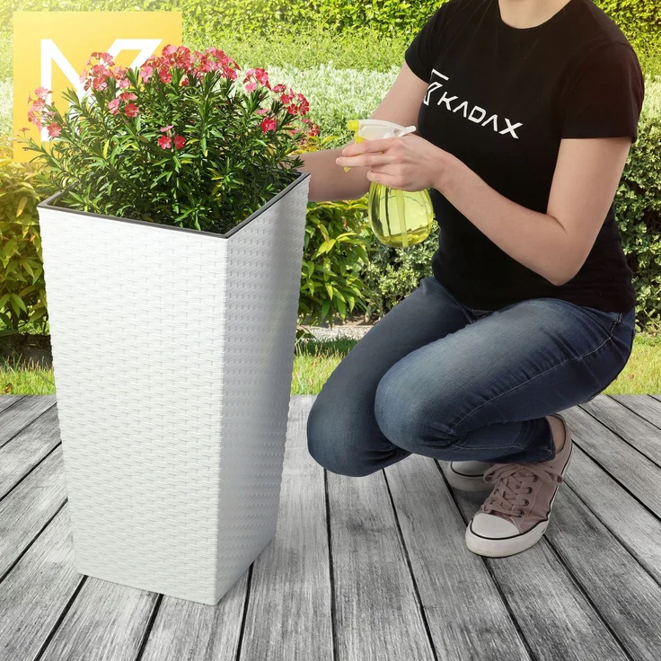 KADAX Blumentopfeinsatz 29x57cm hoch weiß – Bild 3