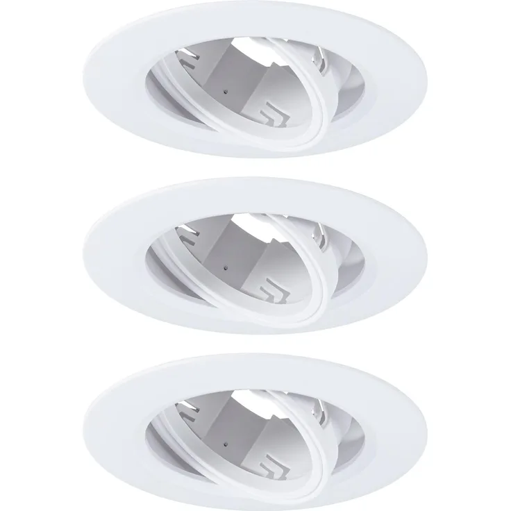 Paulmann LED Einbauleuchte 3er-Set weiß schwenkbar Ø 9 cm