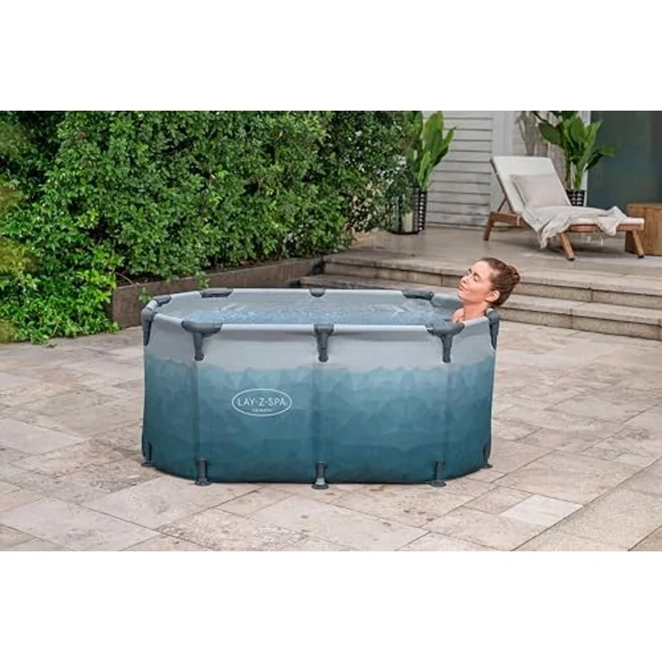 Bestway Pool LAY-Z-SPA® Eisbad Glacial Dip™ (Set, Inkl. Filterpumpe, Abdeckplane), 150 x 90 x 65 cm – Bild 2