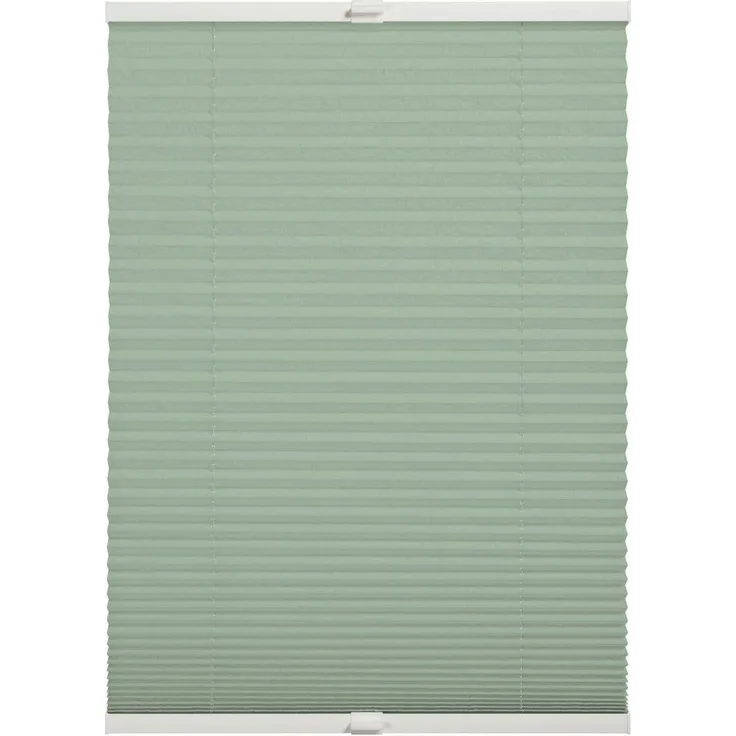 SCHÖNER WOHNEN-Kollektion Plissee Milla, blickdicht, mit Bohren, verspannt, verschraubt, verschraubt, silberne oder weiße Rollo-Technik