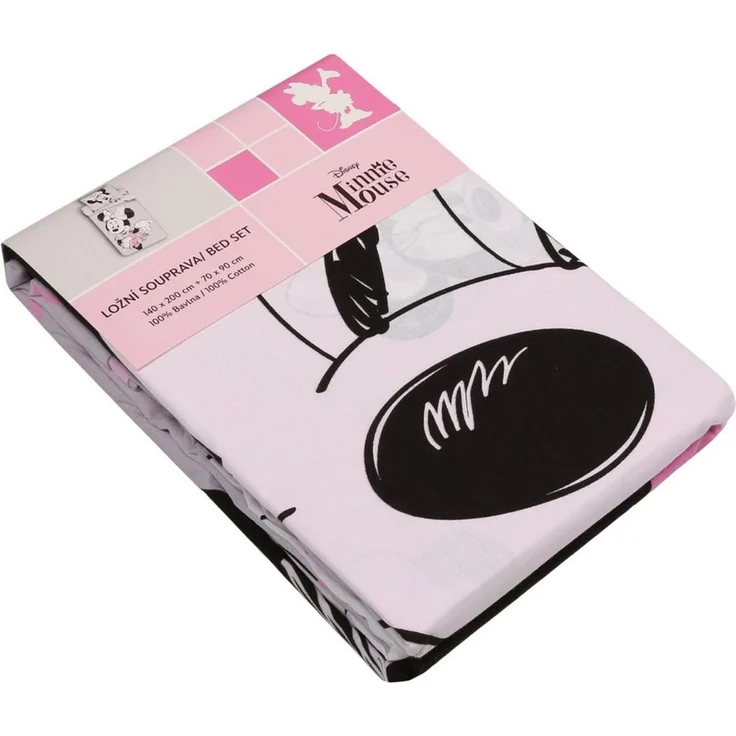Disney Minnie Mouse Kinderbettwäsche DISNEY Minnie Mouse Bettwäsche 140x200+70x90 Baumwolle, Reißverschluss – Bild 3