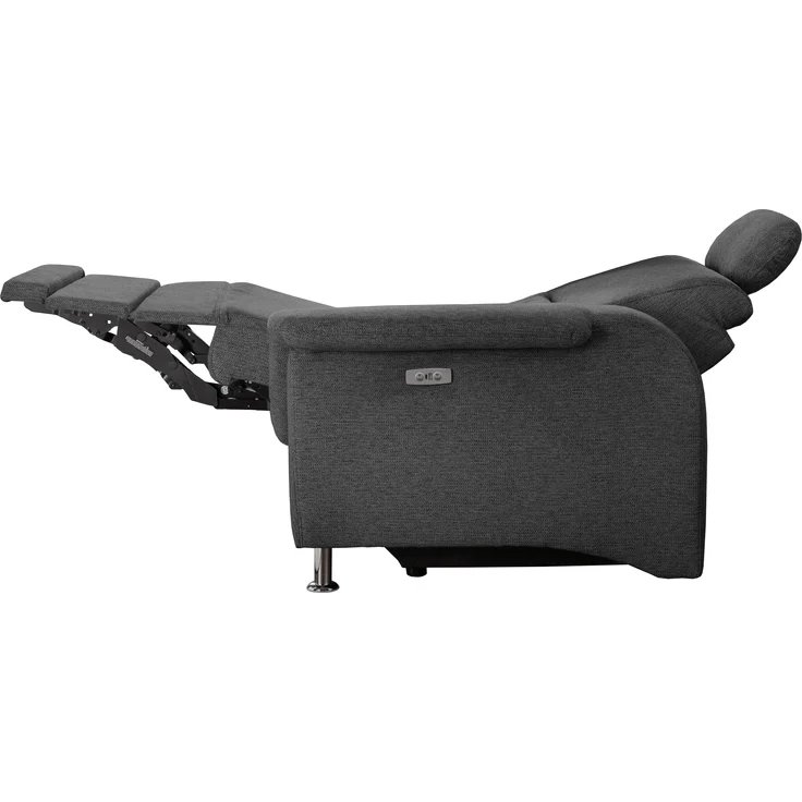 Ecksofa >Ludwigshafen< Motor-funktion, Kopfstütze, Stauraum, anthrazit - 231x113x165 (BxHxT) – Bild 7