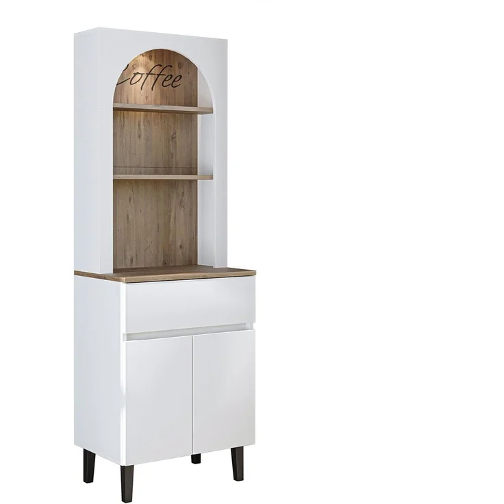 Roomart Küchenregal VENEDIK Küchenschrank 60 cm, Buffet, Schublade in 4 Farben, Buffet- & Mehrzweckschrank, LED Bogennische, Schublade, 4 Farben, 18 mm Platten – Bild 5