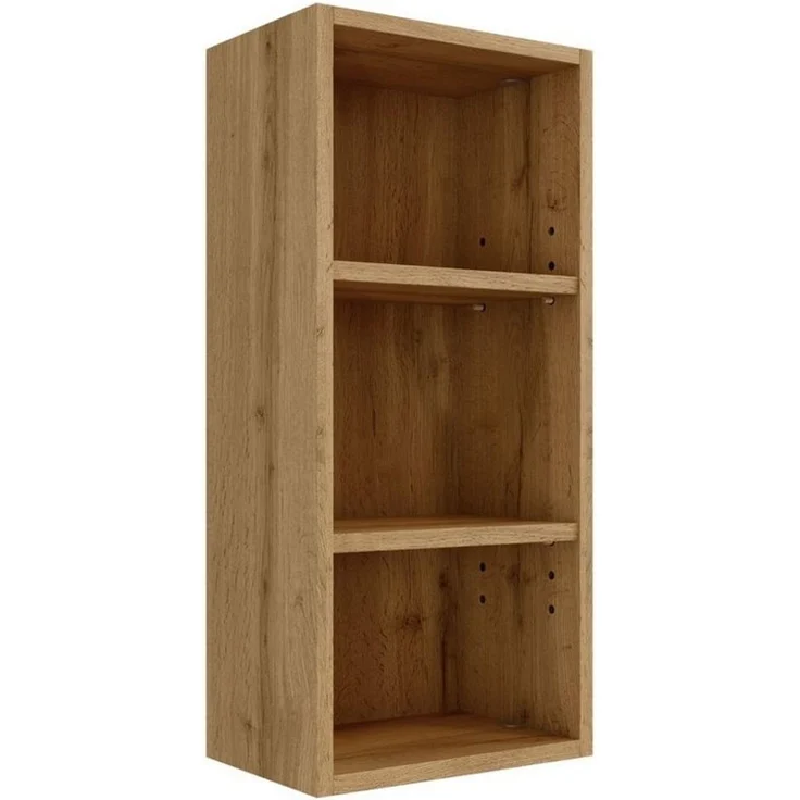 HELD MÖBEL Hängeregal aus MDF in wotaneiche mit 2 Einlegeböden, B/H/T: 30x64x18 cm – Bild 2