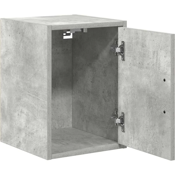 vidaXL Garagen-Wandschrank Betongrau Holzwerkstoff 860613 – Bild 5