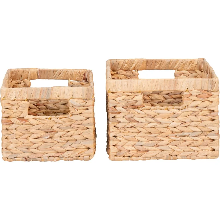 House Nordic Körbe, Wasserhyazinthe, natur, 2er-Set – Bild 3