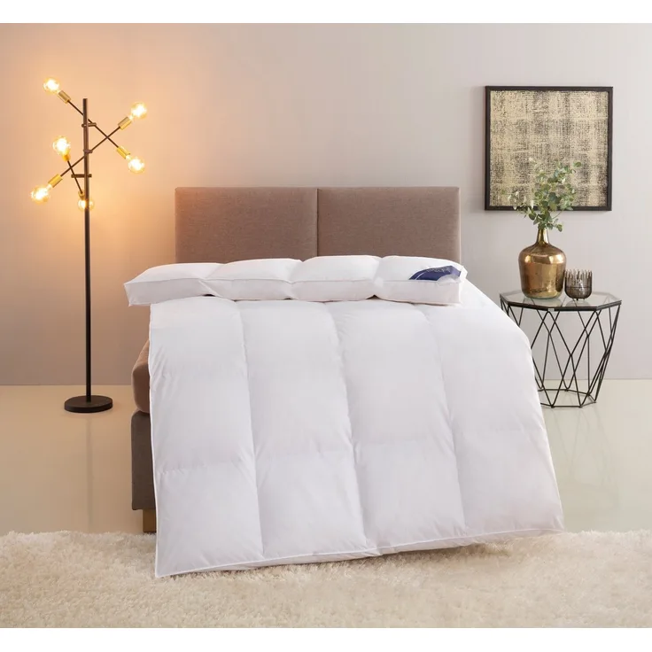 Excellent Daunenbettdecke Zürich, Bettdecken für Sommer und Winter, Decke, Füllung: 100% Daunen, Bezug: 100% Baumwolle, Bettdecke 135x200 cm, 155x220 cm und weitere Größen, Made in Germany