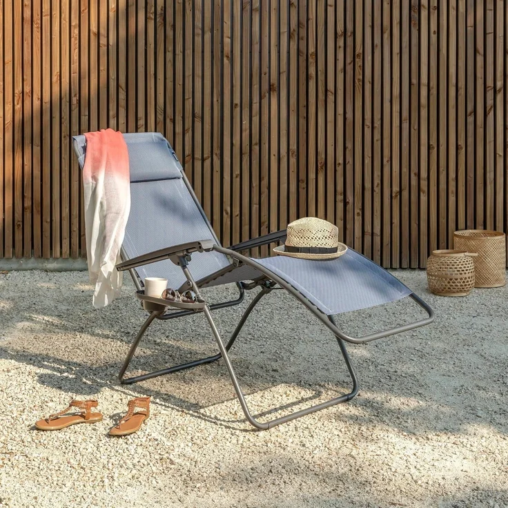 Lafuma Relaxliege Lafuma Relax Sessel Liege R-Clip Batyline Iso Ocean II blau – Bild 7