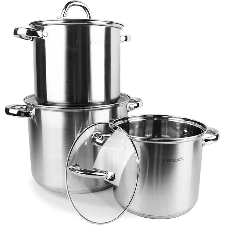 Maestro Maestro 6-teiliges Kochgeschirr-Set 3,5 l 4,5 l 8 l MR2023