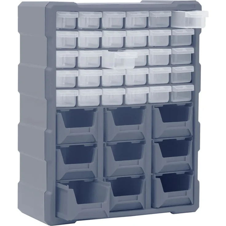 vidaXL Multi-Schubladen-Organizer mit 39 Schubladen 38x16x47 cm 149604 – Bild 4