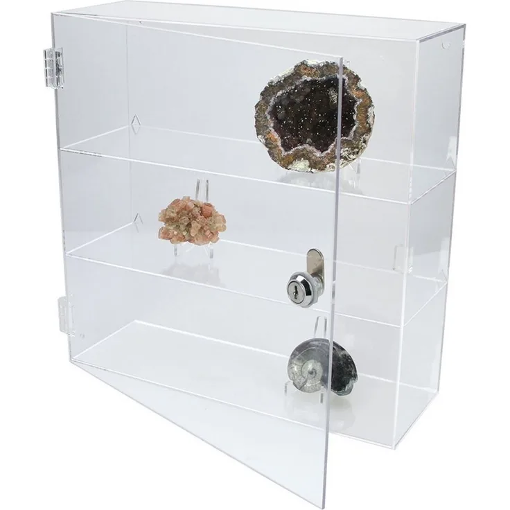 Safe-Album Vitrine Acryl Vitrine 3 Fächer Schaukasten für Modellautos Figuren I SAFE