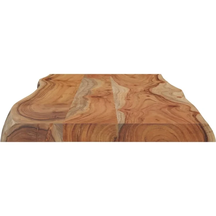 vidaXL Tischplatte 100x40x2,5cm Rechteckig Massivholz Akazie Baumkante 370612 – Bild 5