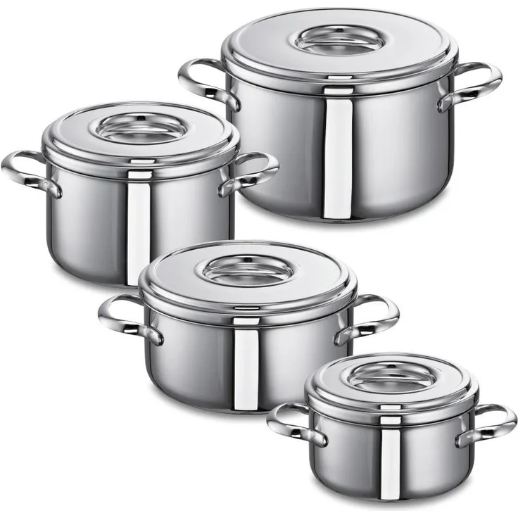 Schulte Ufer Romana i Meister Topfset 4 tlg. Edelstahl Set 472
