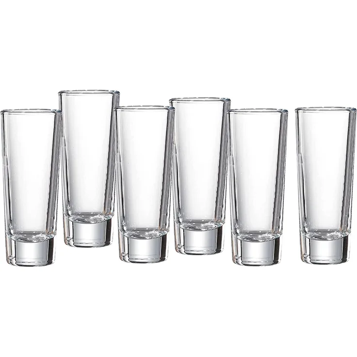 Ritzenhoff & Breker Stamper Skol 6er Set, Schnapsglas, Becher, Glas, Klar, 65 ml, 811667