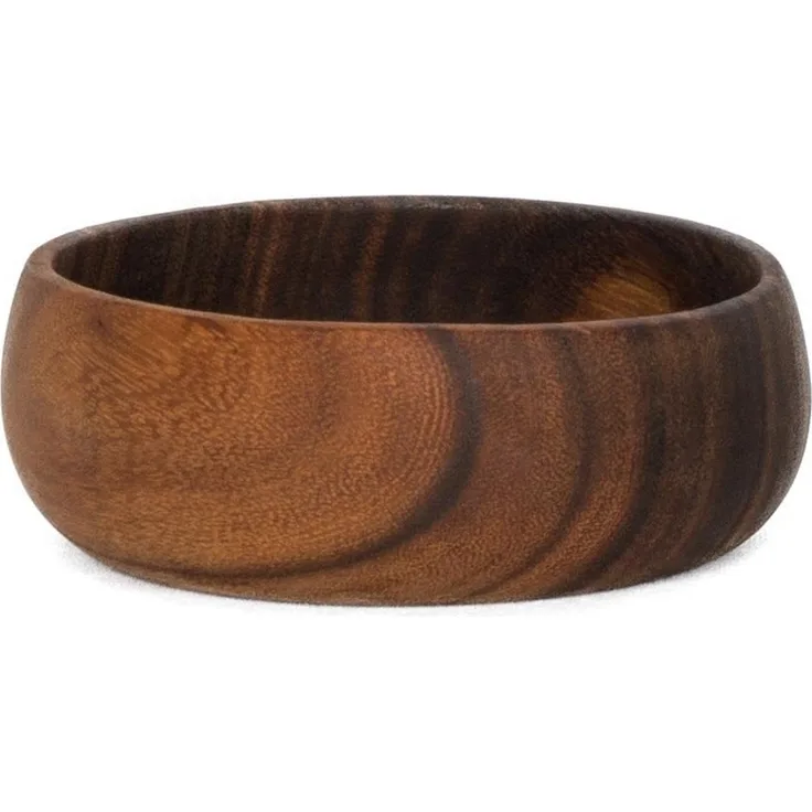 Levandeo® Dekoschale, Holzschale Akazie 15cm rund Holz Schale Obstschale