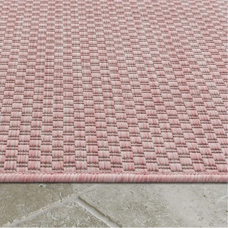 TT Home Teppich, Rechteckig, Höhe: 4 mm, Teppich Outdoor Wohnzimmer Esszimmer Balkon Wetterfest – Bild 3