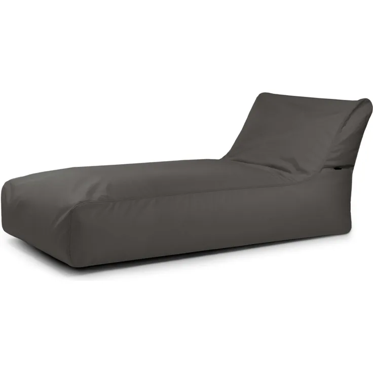 Sitzsack ‘Sunbed 90‘, Bezugstoff - Colorin, 100% Olefin, dark Grey, 80x180x100 cm cm.
