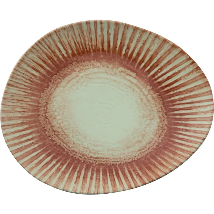 Arthur Krupp Teller flach 31x26cm Sunlight Red – Bild 1