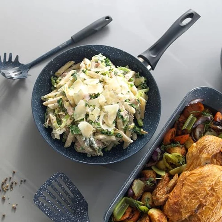 Russell Hobbs RH03408EU7 Nightfall Stone 26 cm Bratpfanne – Antihaft-Pfannkuchenpfanne, Eier-/Omelett-Kochtopf, induktionsgeeignet, leicht zu reinigen, langlebiges Aluminium-Kochgeschirr, PFOA-frei – Bild 4