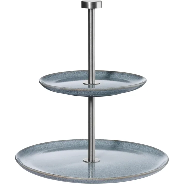 Etagere flach 2 stufig denim saisons ASA Selection Etagere - Backofen geeignet, Spülmaschinengeeignet