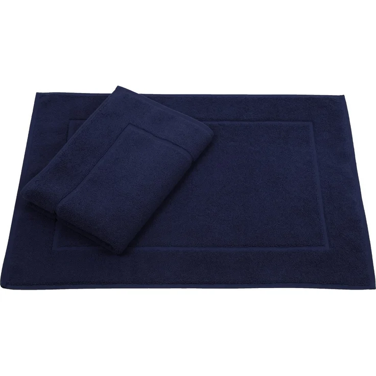 Betz Badematte 2er Set Badvorleger Premium Badematte Badteppich Größe 50x70 cm, beidseitig nutzbar, Baumwolle, Qualität 650g/m² – Bild 1