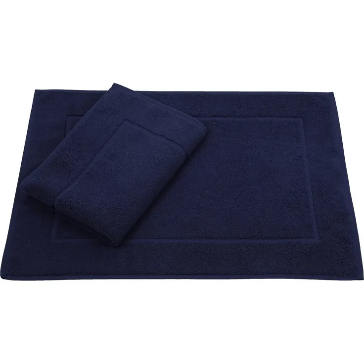 Betz Badematte 2er Set Badvorleger Premium Badematte Badteppich Größe 50x70 cm, beidseitig nutzbar, Baumwolle, Qualität 650g/m²