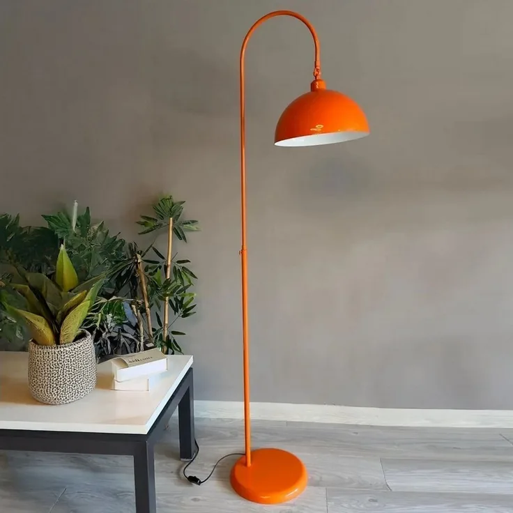 Bamyum Stehlampe Moderne Stehlampe aus Metall mit E27, verstellbarer Lampenschirm, ohne Leuchtmittel, E27, verstellbarer Lampenschirm, Stehluchte mit Ablage