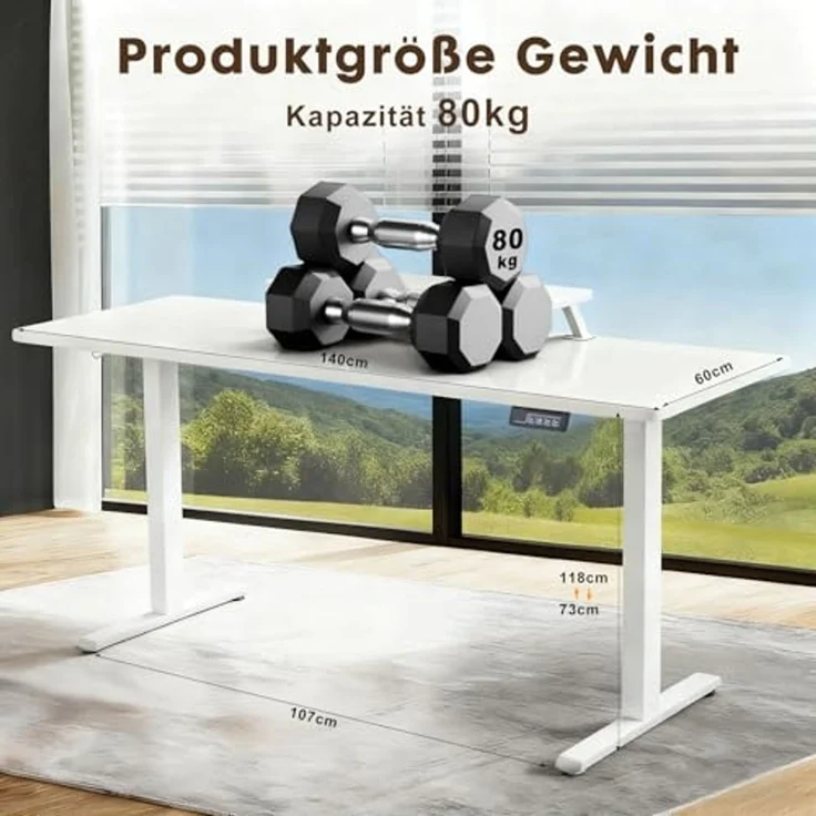 DUMOS Nachttisch Nachttisch mit 2 Schubladen, Stoffkommode,Nachtkommode (ein Paar Nachttische, ein Paar Nachttische) – Bild 3