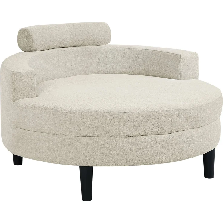 ATLANTIC home collection Loveseat Ravi, B: 114 cm, XXL- Sessel, mit Stauraumhocker, Rückenstütze & 4 Zierkissen – Bild 2