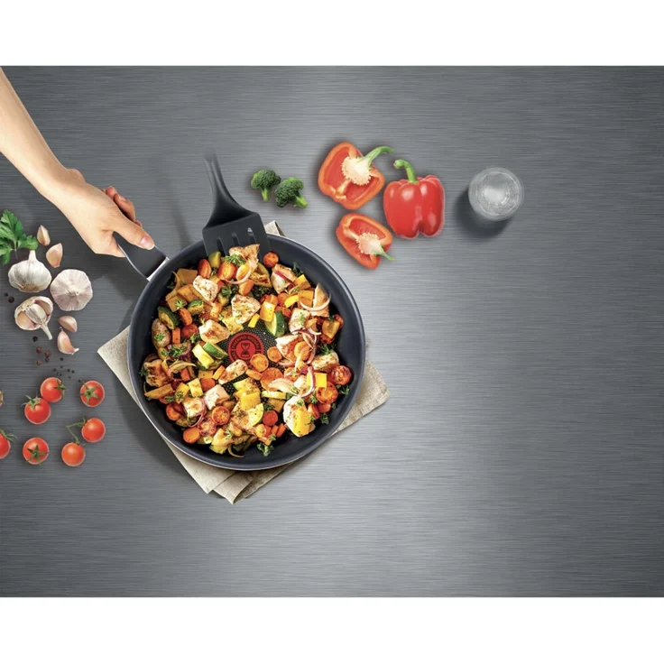 Pfanne Tefal C38506 Ø 28 cm Schwarz Edelstahl Aluminium – Bild 3