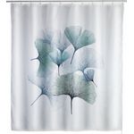 WENKO GINKGO Duschvorhang, 180 x 200 cm, Polyester, waschbar