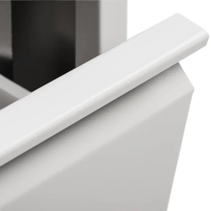 Dmora Platzsparender Abfalleimer für differenziert mit vier Eimer, Farbe weiß, Maße 60 x 92 x 25 cm – Bild 6