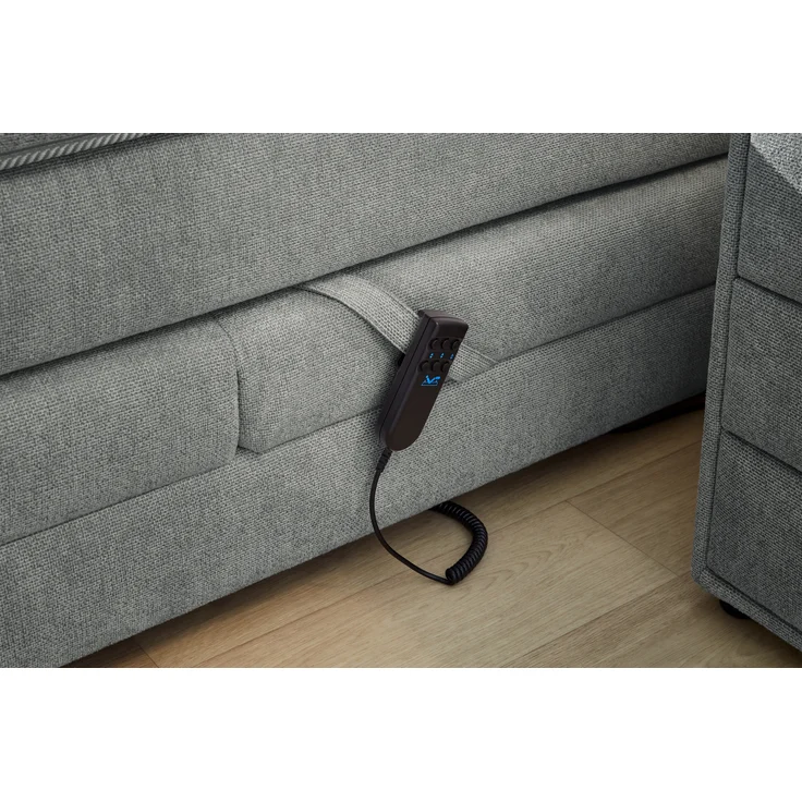 Jockenhöfer 'Paloma' Boxspringbett, 180x200 cm, Mittelstruktur Mittelgrau – Bild 7
