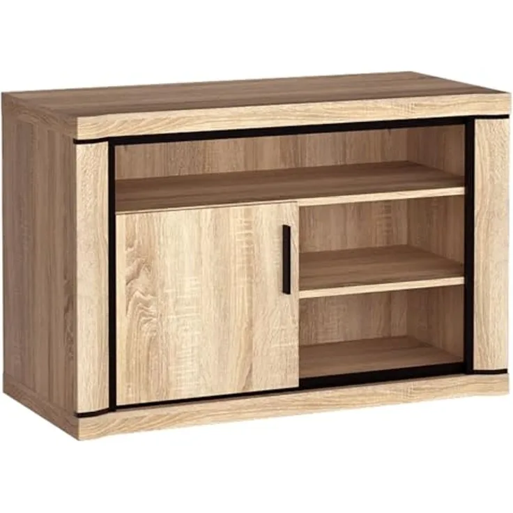 Lomadox Lowboard DUNEDIN-161, Fernsehschrank, 107cm, Sonoma Eiche