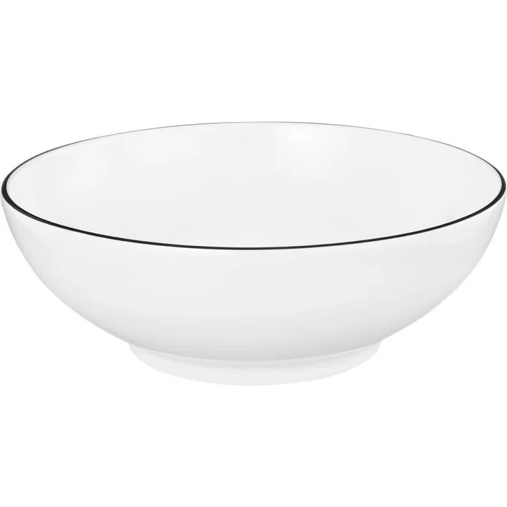 Dessertschale rund 15 cm Lido Black Line Seltmann Weiden Dessertschale - MikrowelleBackofen geeignet, Spülmaschinenfest