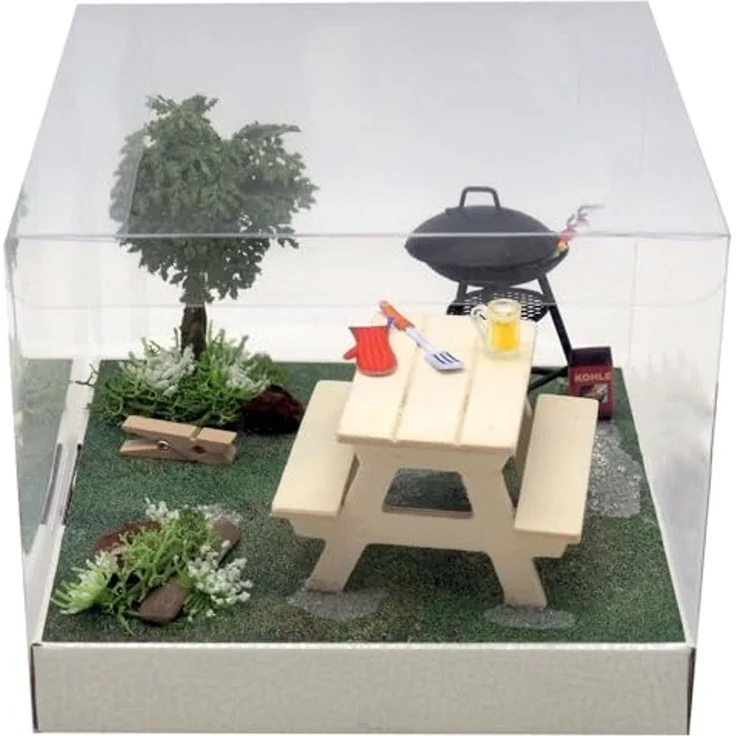 ZauberDeko Geschenkbox Geldgeschenk Verpackung Grillen Grill Garten Party Geburtstag Mann – Bild 1