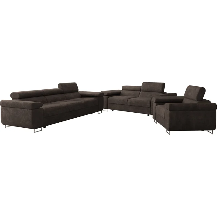 Sofa Set Torezio 3+2+1 mit Einstellbare Kopfstützen (Lumo 40) – Bild 1
