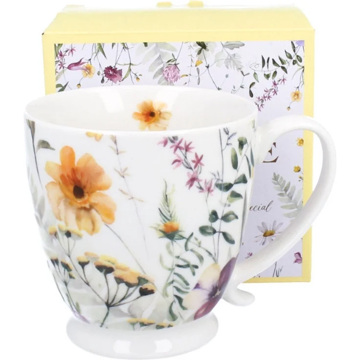 DUO Becher mit Fuß PANSY, 510 ml, New Bone China Porzellan – Bild 2