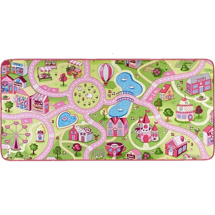 Hanse Home Spielteppich Sweettown rosa 90x200 cm