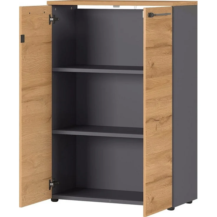 GERMANIA Aktenschrank GW-Agenda opt. mit Schublade, Maße 80x120 cm, Made in Germany – Bild 2