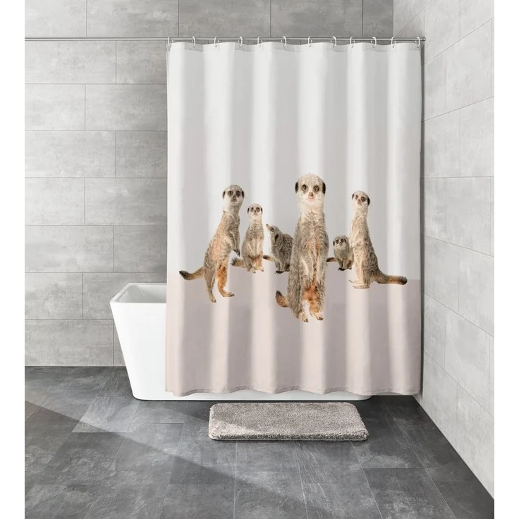 Kleine Wolke Duschvorhang Surie Breite 180 cm (Set) – Bild 3