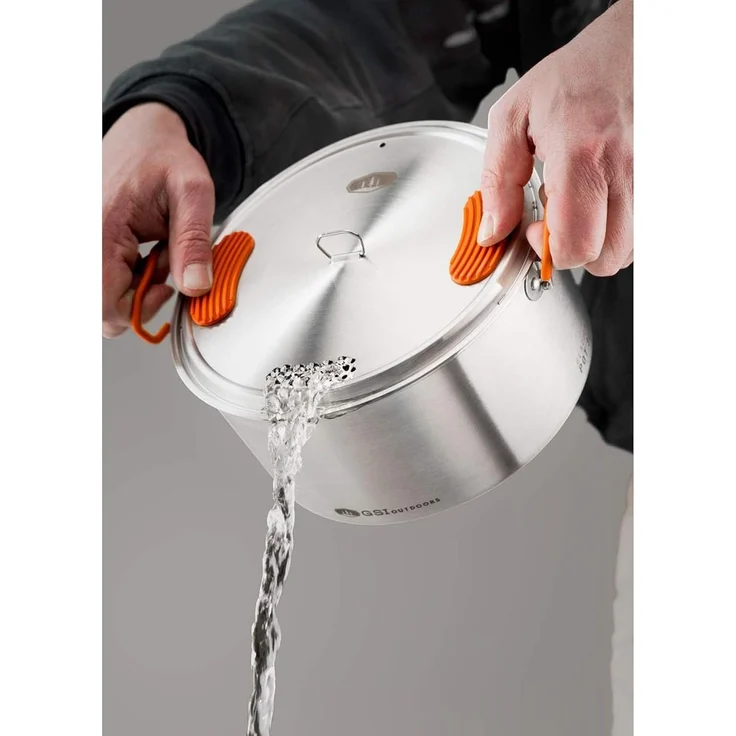 GSI Outdoors 68183 Set Edelstahl Silber Orange Silikon Edelstahl – Bild 5